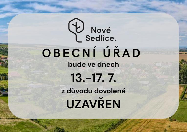 Obecní úřad dovolená
