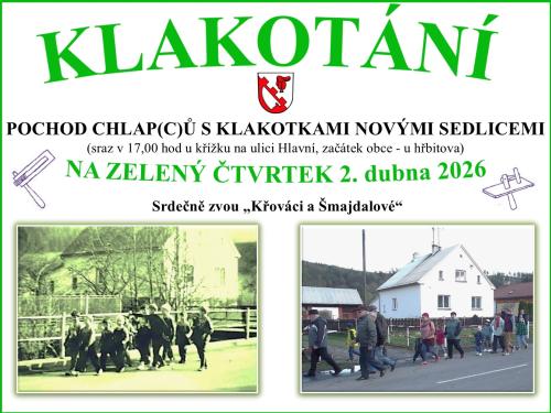 Pozvánka na klakotání