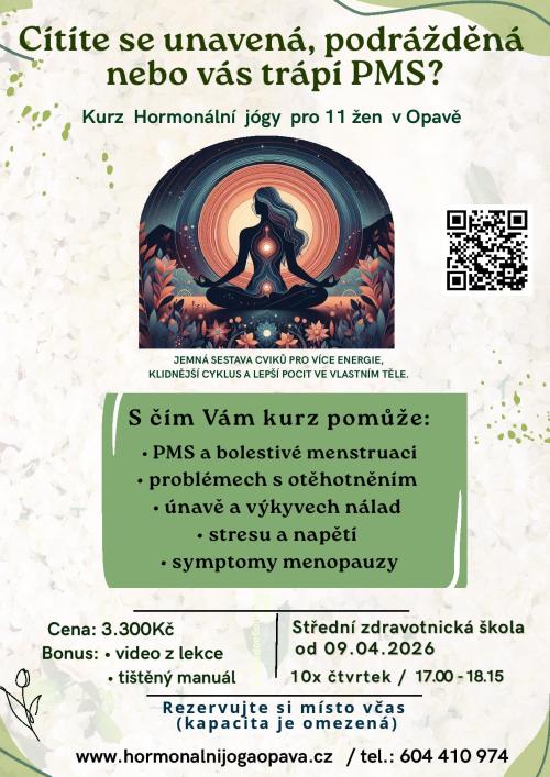 Nabídka kurzu hormonální jógy