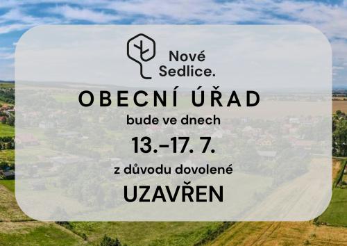 Obecní úřad dovolená
