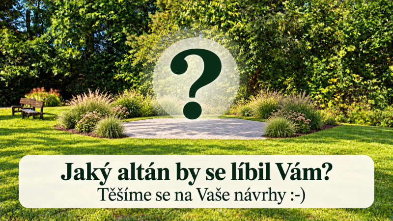 Jaký altán by se líbil Vám?